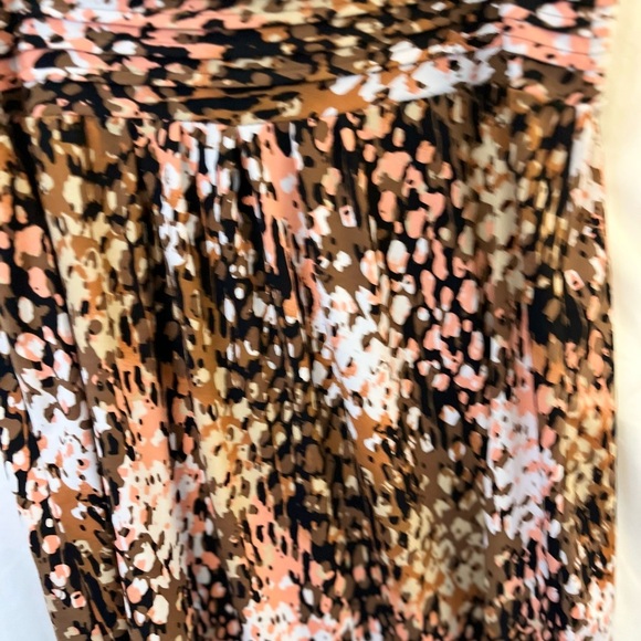Attention Multicolor Animal Print A-Line Mini Skirt Size Small Fall Feminine - Picture 5 of 7